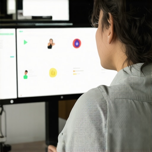 Deepening Local SEO Understanding Business owner studying local SEO analytics and community engagement