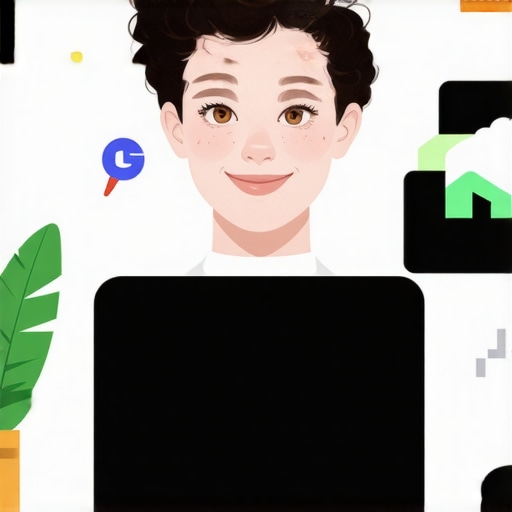 Business owner optimizing Google My Business profile and analyzing local search trends for better map pack rankings.