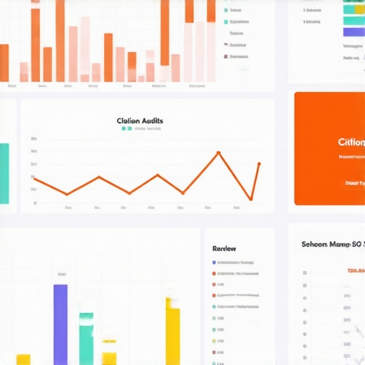 SEO and citation management dashboard for local rankings Screenshot of SEO tools dashboard with metrics for citations, reviews, and schema markup