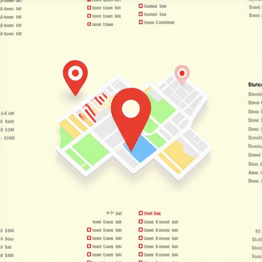 Google Maps Optimization in 2026 Infographic illustrating key steps for local SEO and map ranking improvements
