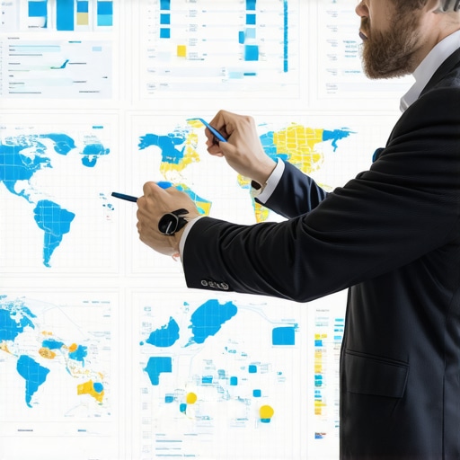 Analyzing Advanced Local SEO Signals 2026 Expert analyzing local map SEO signals with charts and data