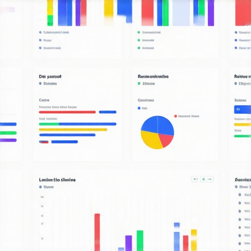 Screenshot of SEO analytics tools tracking map ranking metrics