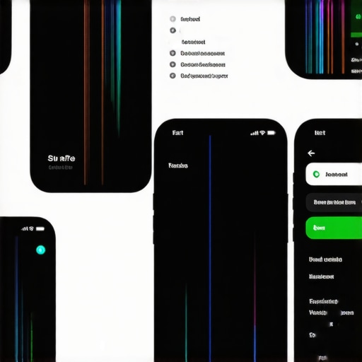 Mobile-Friendly Website Design Multiple smartphones displaying a responsive, fast-loading mobile website with clear buttons and navigation.