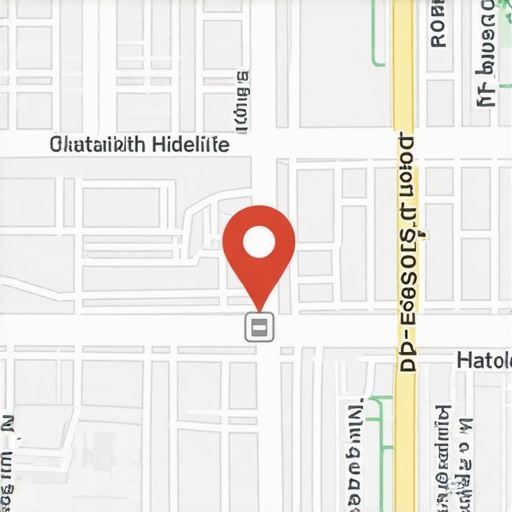 A map with highlighted business listings and signal icons indicating boosting strategies.