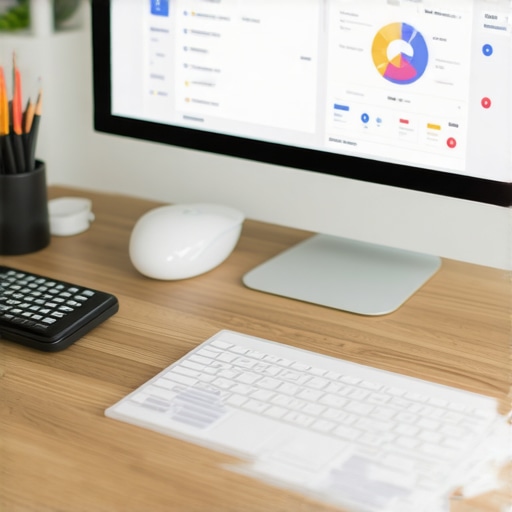 A person reviewing local SEO performance metrics on a computer