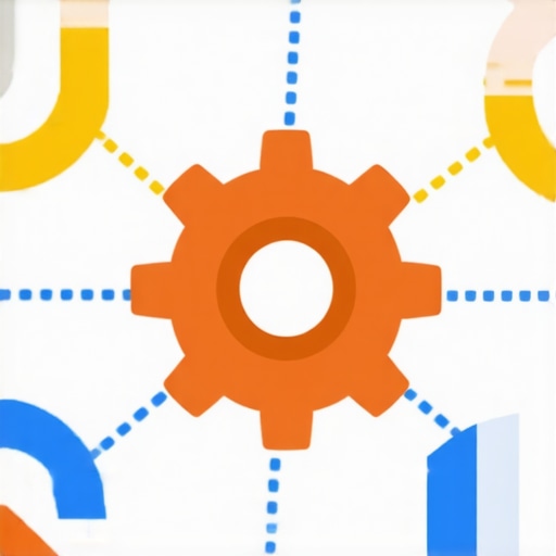 Local SEO Strategy Gears Illustration of gears symbolizing components of local SEO boosting service
